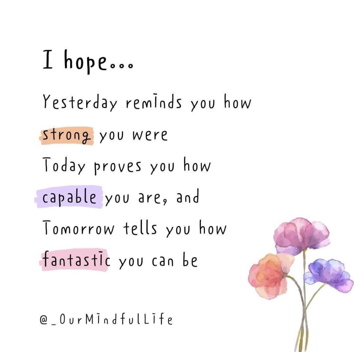 #ThursdayThoughts 
May you experience the positive influence of the past, present and future and recognize the incredible person who is YOU!