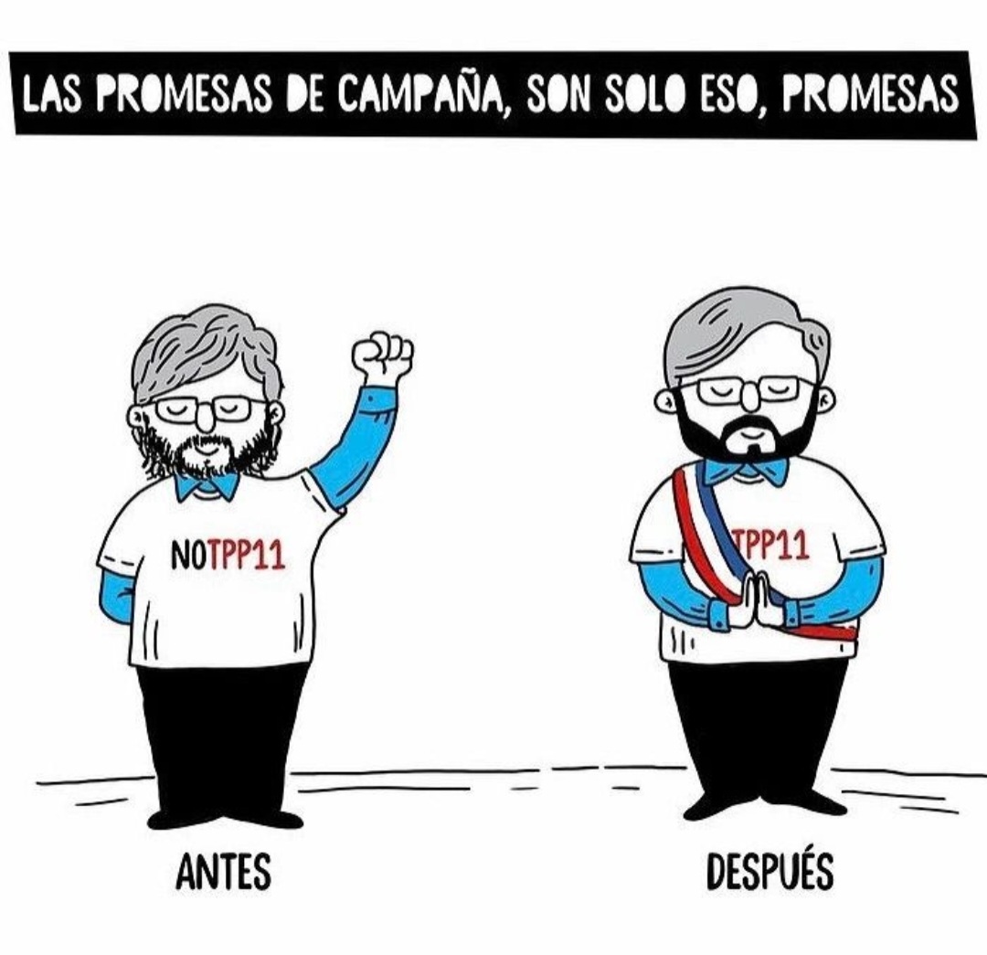 constanza_kuka's tweet photo. @gabrielboric soy del 38% pero siento que me están metiendo el arbilito por la raj....

#Chile 
#NoAlTPP11 
#campaña https://t.co/Ih4nmZOq9a