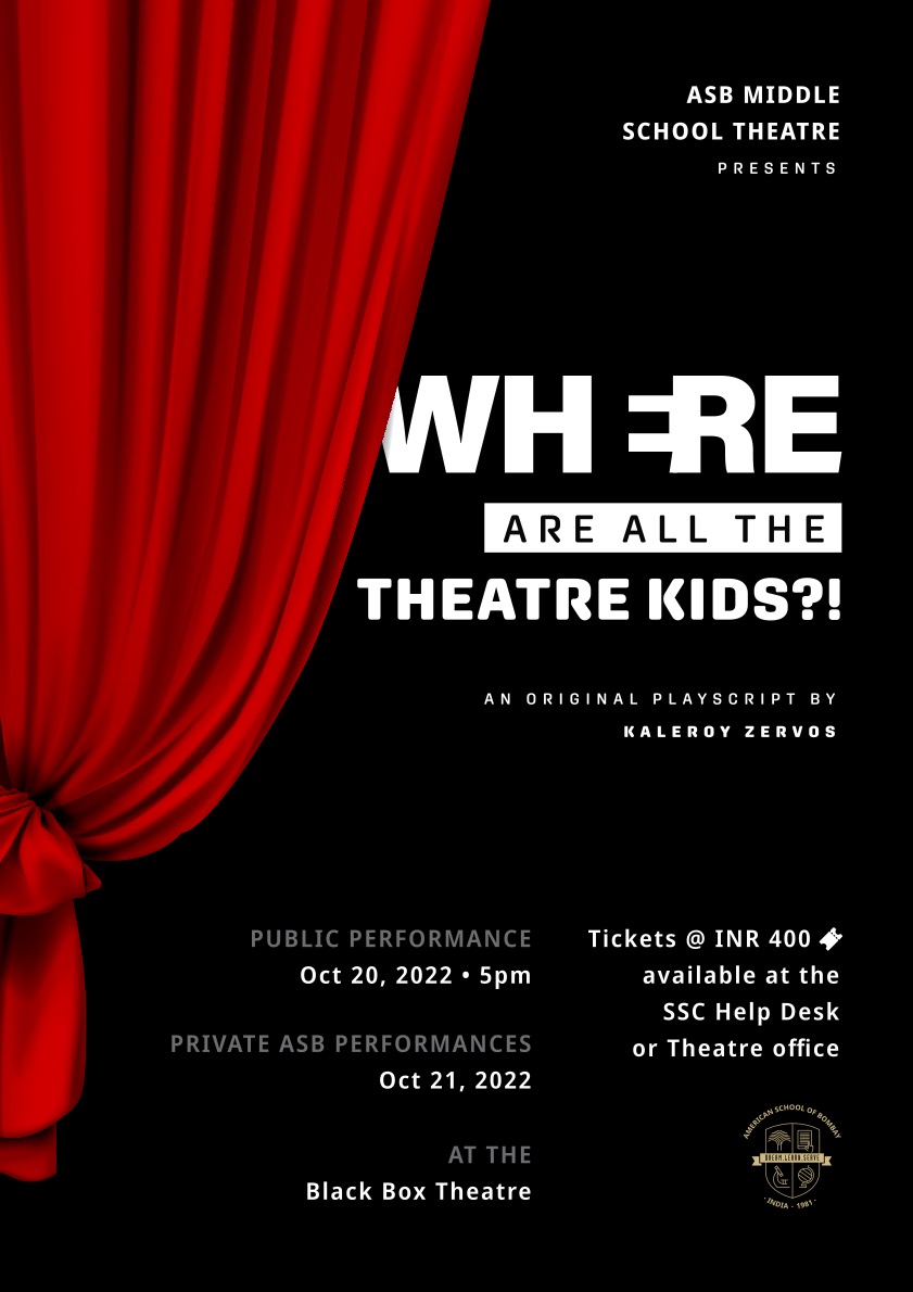 NEXT WEEK: A fun look at #theatrekids - the clichés, the stereotypes, the dance moves, the bursting into song, the gushing over divas &amp; always being the loudest kid in the room. An original script celebrating the exuberance &amp; joy of the kids who love loving #theatre #theatreed