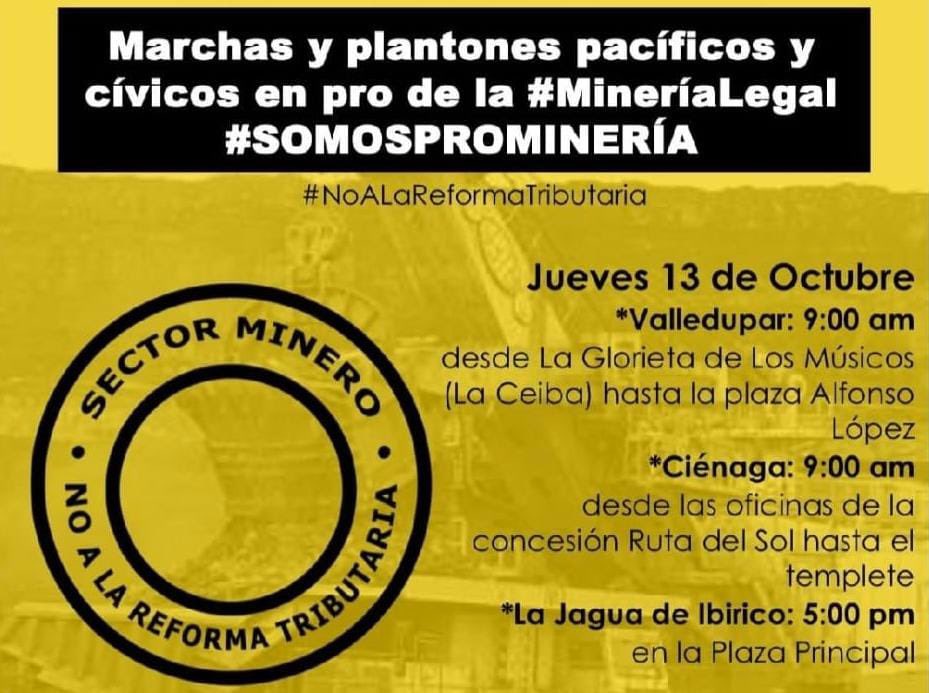 Laulj1010's tweet photo. Es hoy ��️ anímate acompáñanos ♥️ #Somospromineria #NoALaReformaTributaria ❌ https://t.co/edAk2a88VB