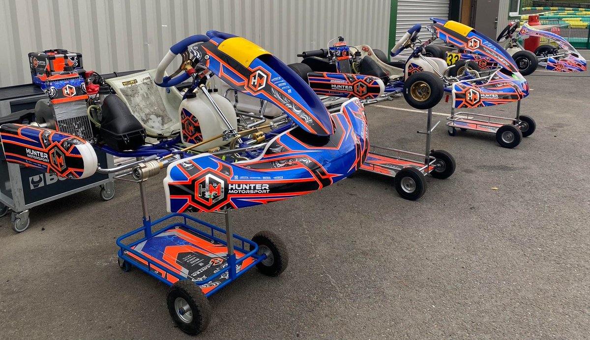 Preparations for this weekend and the final round of the Wera Tools British Kart Championship @ Whilton Mill.

#poweredbyhuntermotorsport