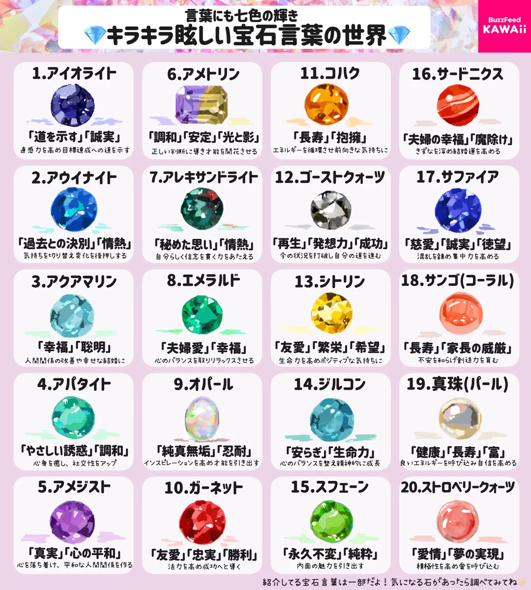 どれもすごく素敵！いろいろな宝石たちの「宝石言葉」のまとめ！