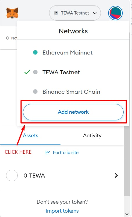 TeWaSideChain's tweet photo. 👑 HOW TO ADD TEWA SIDECHAIN TEST-NET TO YOUR METAMASK WALLET 👑

To be able to use Tewa Sidechain test-net, you must add Tewa Sidechain to your Metamask. Here are detailed instructions to add Tewa Sidechain test-net to your Metamask wallet. https://t.co/j4K3vAOSzq