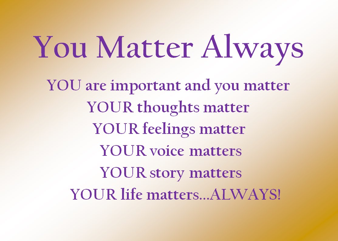 You mattered the day you were born, you matter today, 
and you will matter when you are 90 years plus.
Stop trying to let others make you feel inadequate. 
You are a magical creation by God. This makes you more than enough.❤️. #thursdayvibes #thursdaymorning #God