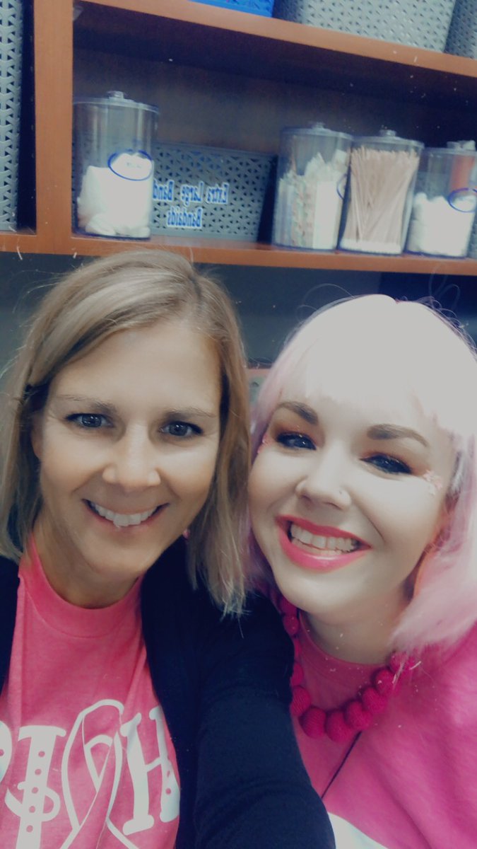 Pink Out Day <a href="/CFISDHolmsley/">Holmsley Elementary</a> <a href="/BethCaillierB/">Beth Caillier Brown</a> #pinkoutday #BreastCancerAwarenessMonth