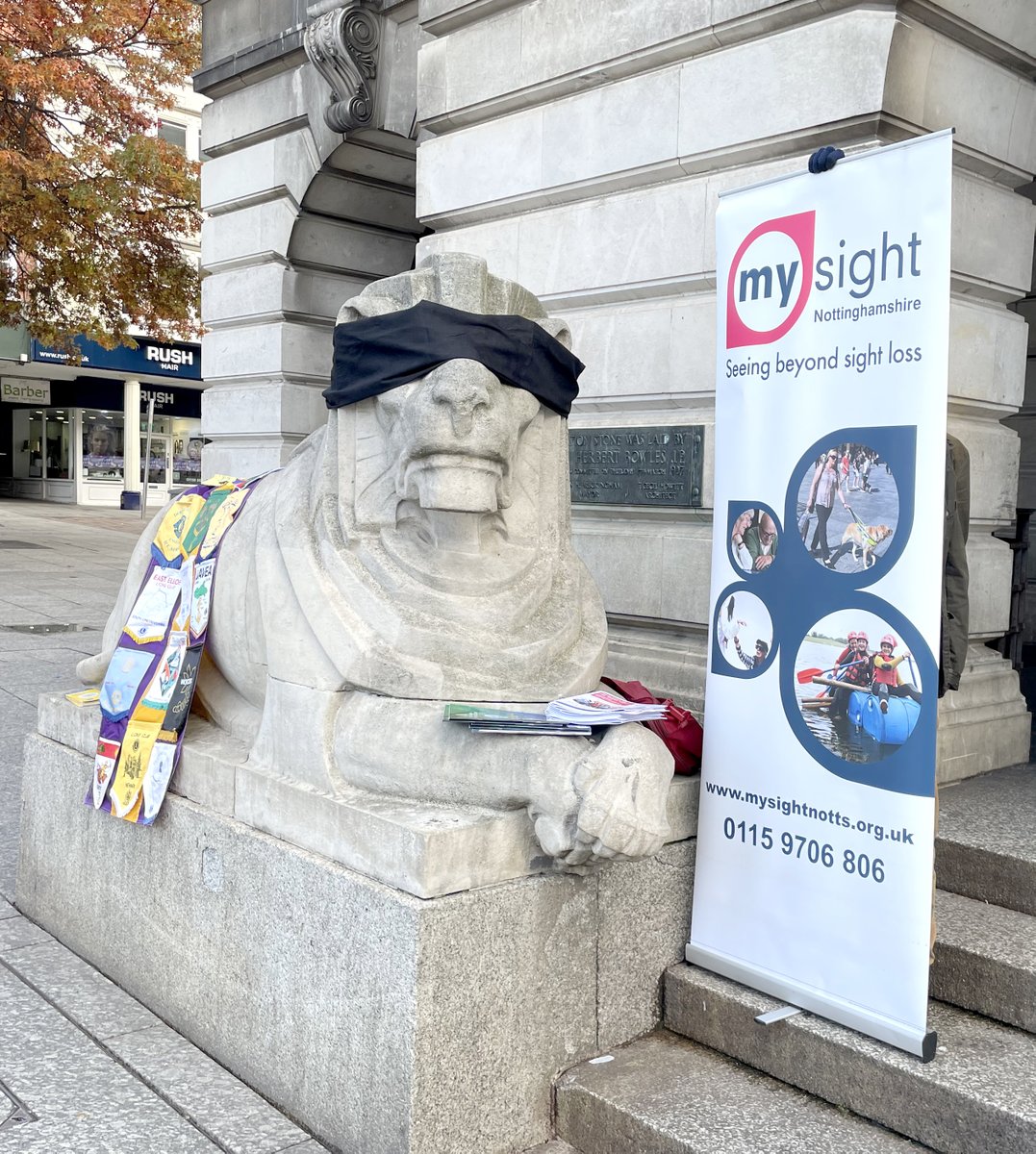mysightnotts's tweet image. Today is #WorldSightDay and we joined the Nottingham West Lyons Club and the Sheriff of Nottingham, Cllr Nicola Heaton to raise awareness of the importance of eye health.

@MyNottingham  
@SeeingUK  
@LeftLion  
@Nottinghamshirelive

#Nottingham #MySightNotts #LeftLion