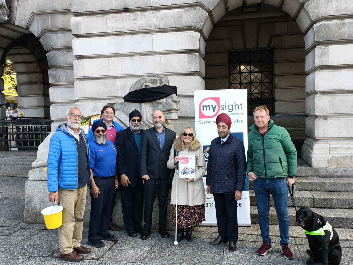mysightnotts's tweet image. Today is #WorldSightDay and we joined the Nottingham West Lyons Club and the Sheriff of Nottingham, Cllr Nicola Heaton to raise awareness of the importance of eye health.

@MyNottingham  
@SeeingUK  
@LeftLion  
@Nottinghamshirelive

#Nottingham #MySightNotts #LeftLion