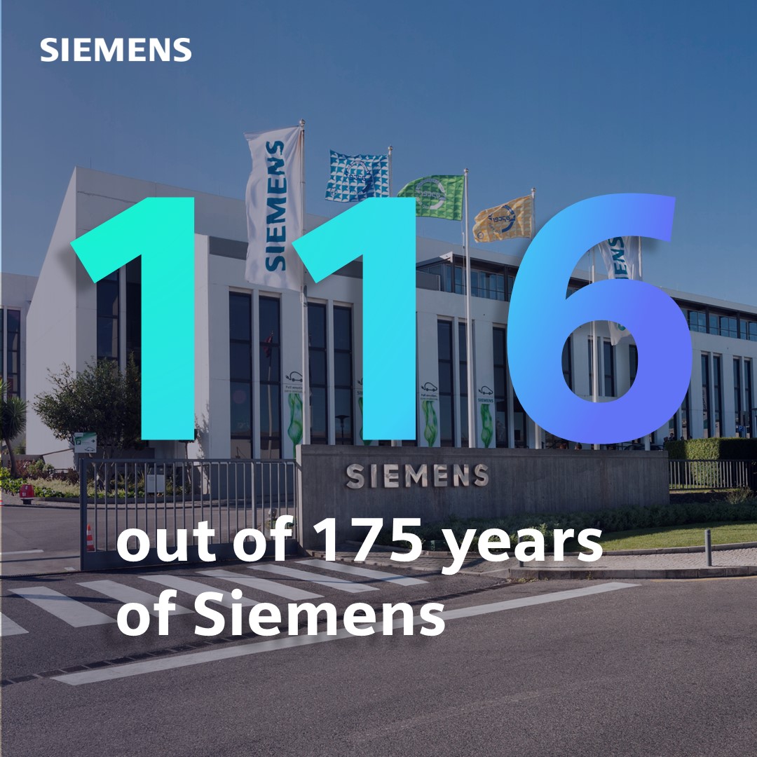joao_jq's tweet photo. A Siemens faz 175 anos e a @SiemensPortugal faz parte desta história desde 1905 🎉🙌

Transformámos o passado e estamos preparados para fazer o mesmo para o futuro.

Parabéns a todos os que têm feito este caminho connosco! https://t.co/rdxMya5BHQ