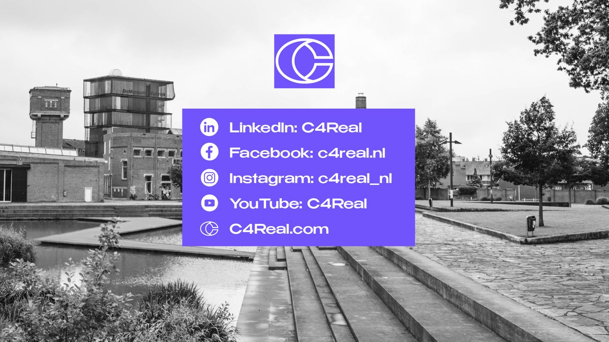 C4Real_nl's tweet image. Wij blijven op social media, maar twitteren niet meer actief. Wil je op de hoogte blijven van onze activiteiten? 
Volg ons dan via een van onze andere kanalen!