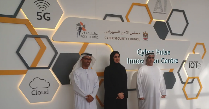 Huawei's tweet photo. UAE has launched its 1st national cybersecurity innovation centre, backed by the cyber security expertise of leading partners #Huawei, to prepare the region for future threats and tackle the cyber skills gap. #HuaweiFacts