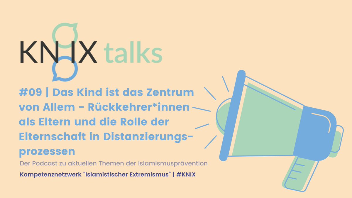 Nach Syrien entführt, die Eltern nach der Rückkehr im Gefängnis: In Folge #9 von #KNIX talks sprechen wir mit <a href="/KimLisaBe/">Kim Lisa Becker</a> von @ci_verein und <a href="/orhon_kaan/">Kaan Orhon</a> von <a href="/v_gruner/">Grüner Vogel e.V.</a>, wie sich eine starke Eltern-Kind-Bindung trotz Haft positiv auf das Kind auswirken kann. kn-ix.de/podcast/folge-…