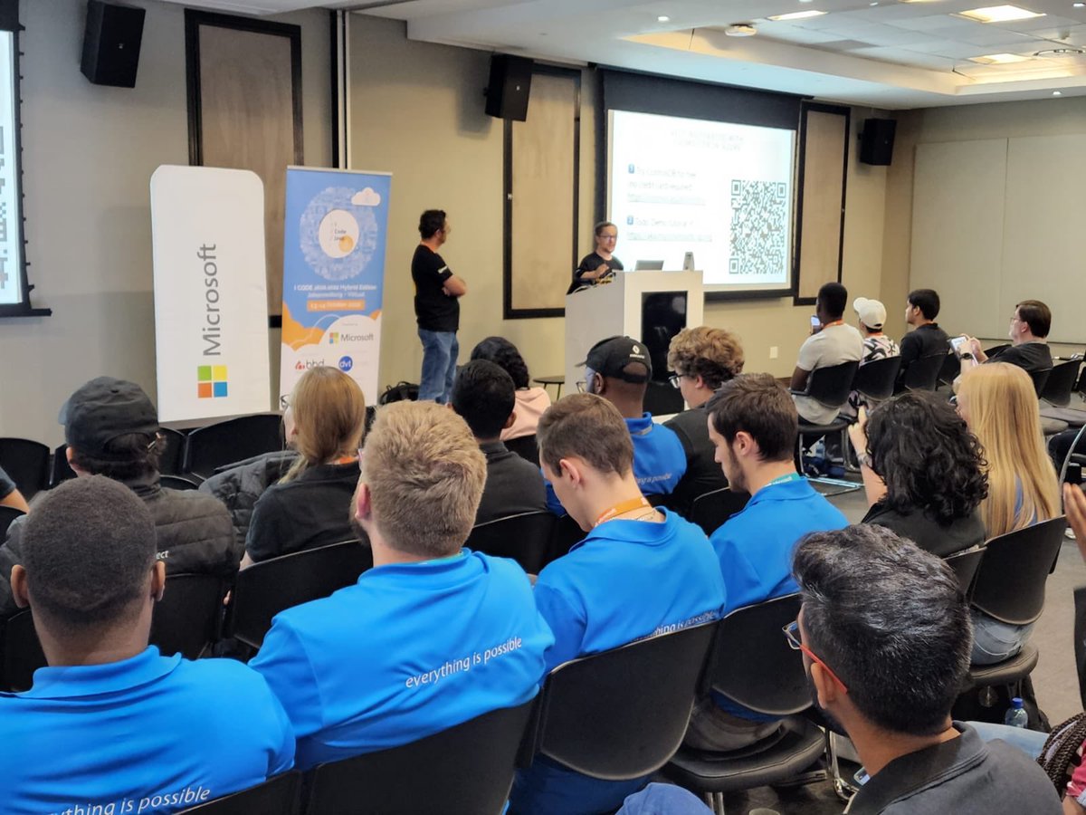 JavaAfrica's tweet photo. Thanks to the dynamic duo for #ICJ22 #ICJ #tech #Java
#JavaOnAzure #DevYouTube #software #tech #developer #Kubernetes #kotlin #AzureCosmosDB #MicrosoftAzure #software #tech #dev #Kubernetes #kotlin #TechNews #blockchain https://t.co/DIumzSVlQy