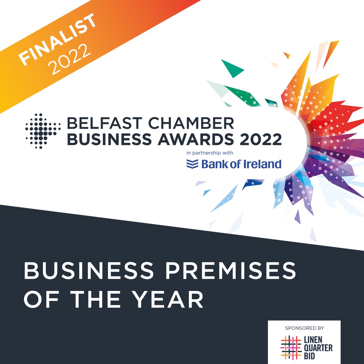 Since returning home to Belfast city centre in autumn 2021, Germinal Holdings Ltd has been named as a finalist for Business Premises of the Year in the @BelfastChamber Business Awards 2022. #Belfast #BelfastBusiness #NIBusiness