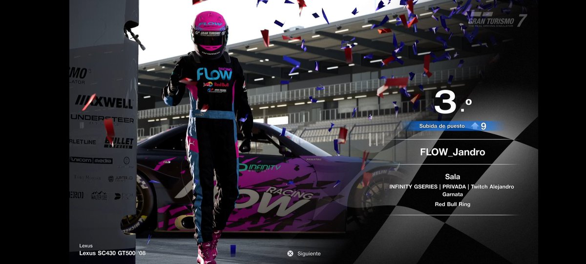 DJandro1989's tweet photo. Carrera difícil la de ayer en @InfinityGSeries. Mala qualy que nos hace salir P12. Tocó trabajar al 100% en carrera, sin errores, llegando a alcanzar una muy buena P3🥉. 6/6 Podium🏁. Trabajando duro para poder luchar con los más grandes.@AGarnata #FlowRacing #InfinityGSeries 1/2 https://t.co/JydvffBAPE