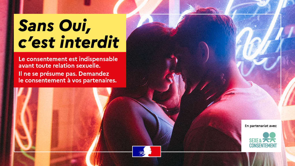 #SansOuiCestInterdit⛔️Pour lutter contre les violences sexuelles et sexistes #VSS, nous devons développer une culture du consentement. Sans OUI, c’est interdit ! "Le consentement doit être mutuel, libre, éclairé et répété à chaque étape."
Toutes les infos👉esr.gouv.fr/consentement
