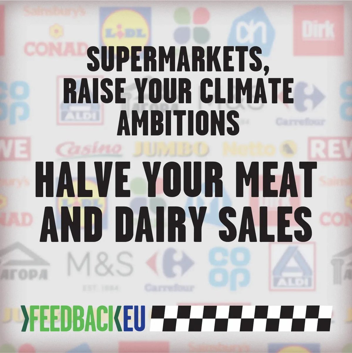 wearefoodrise's tweet image. Changing what food we eat has to go hand in hand with changing what food is sold.

@feedback_europe’s Supermarket Scorecard found that Dutch supermarkets are failing to act in line with their #ClimateCommitments.

We need 50% less meat sales by 2030.

buff.ly/3ywqKzp