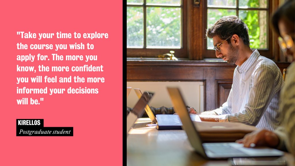 KingsCollegeLon's tweet photo. Are you looking to apply for a master's at King's for 2023 entry and not sure where to start?
Kirellos, International Conflict Studies MA, gives his tips on planning and preparing your application for postgraduate study.👇
https://t.co/zx8D4h6Org
#StudyatKings
#PG https://t.co/cOTEARPE9z