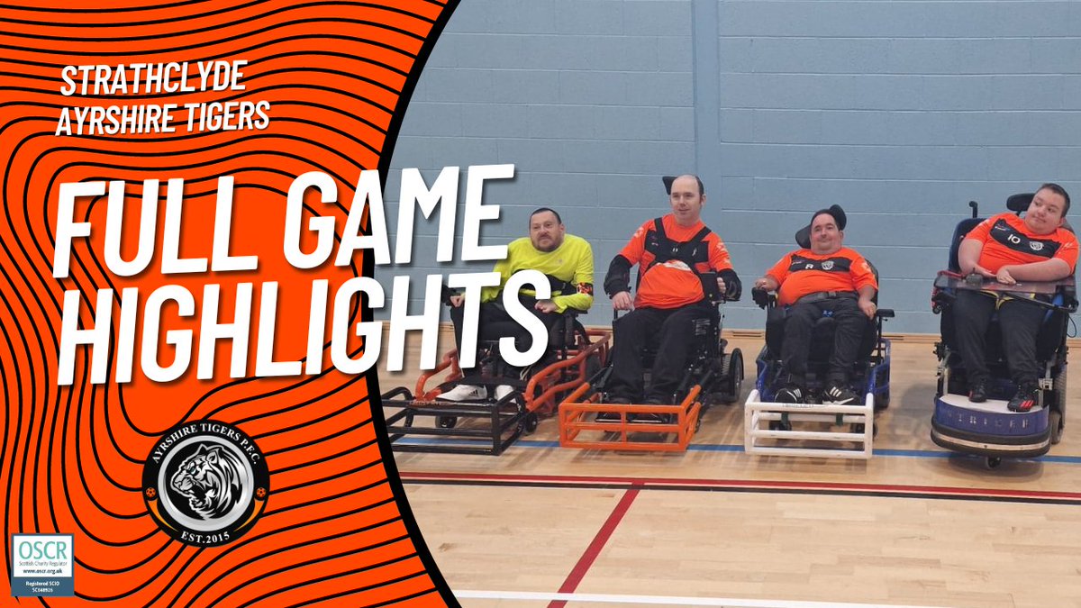Tigers_PFC's tweet photo. ๐ Stalemate
Full match highlights from our @The_SPFA League Cup Day 1 match against Strathclyde ๐ด๐
#ATPFC #Tigers #PowerchairFootball #disabilitysport
โฏ https://t.co/DeOkQxzqfB https://t.co/N374LwSrfk