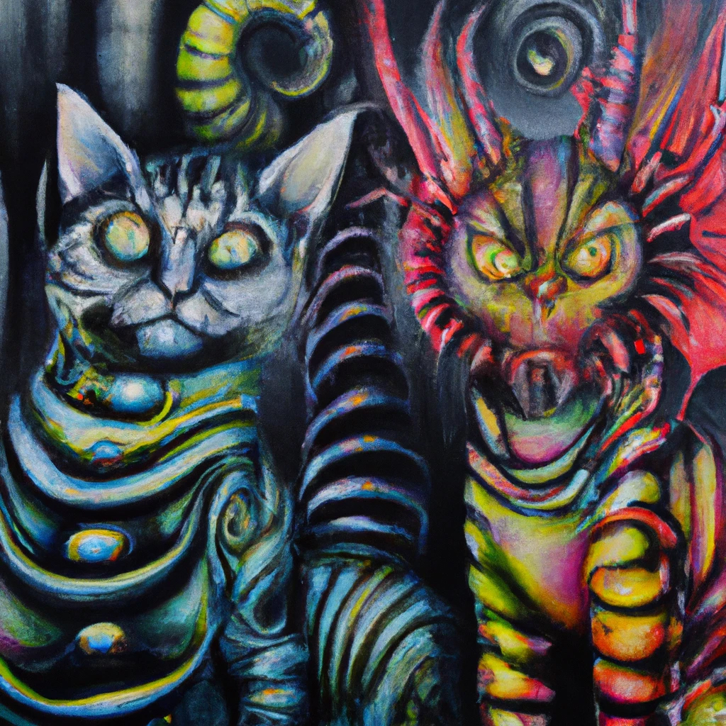 "Only one volunteer remained at the shelter...the one who was chosen to spread their word:    Ph'nglui meow'nafh Cathulhu!"

HP LoveCat #005

opensea.io/collection/hpl…