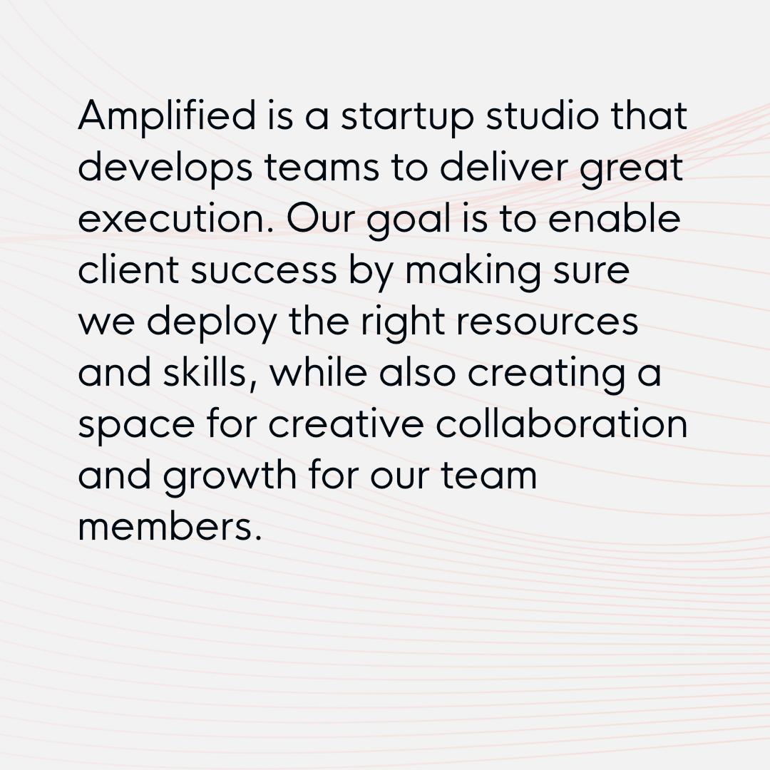 AmplifiedXYZ's tweet photo. Oftentimes, when we’re exploring a possible engagement with a potential client, the client asks if they can technically assess the Amplifiers who will be assigned to their team. Our answer to this request, however, is no. Here’s why. https://t.co/Pk48lluYaB