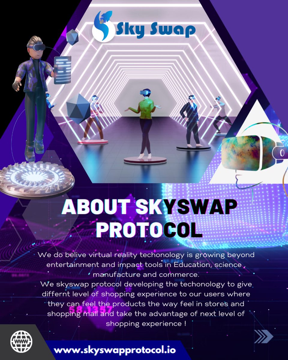 SkySwap is one of the excellent decentralized based platforms that are simple to use for the end users.Get ready to connect with us, the world's first blockchain-based payment gateway solution &amp; take advantage of the digital revolution

Visit us:-www.skyswapprotocol.io

#skyswap