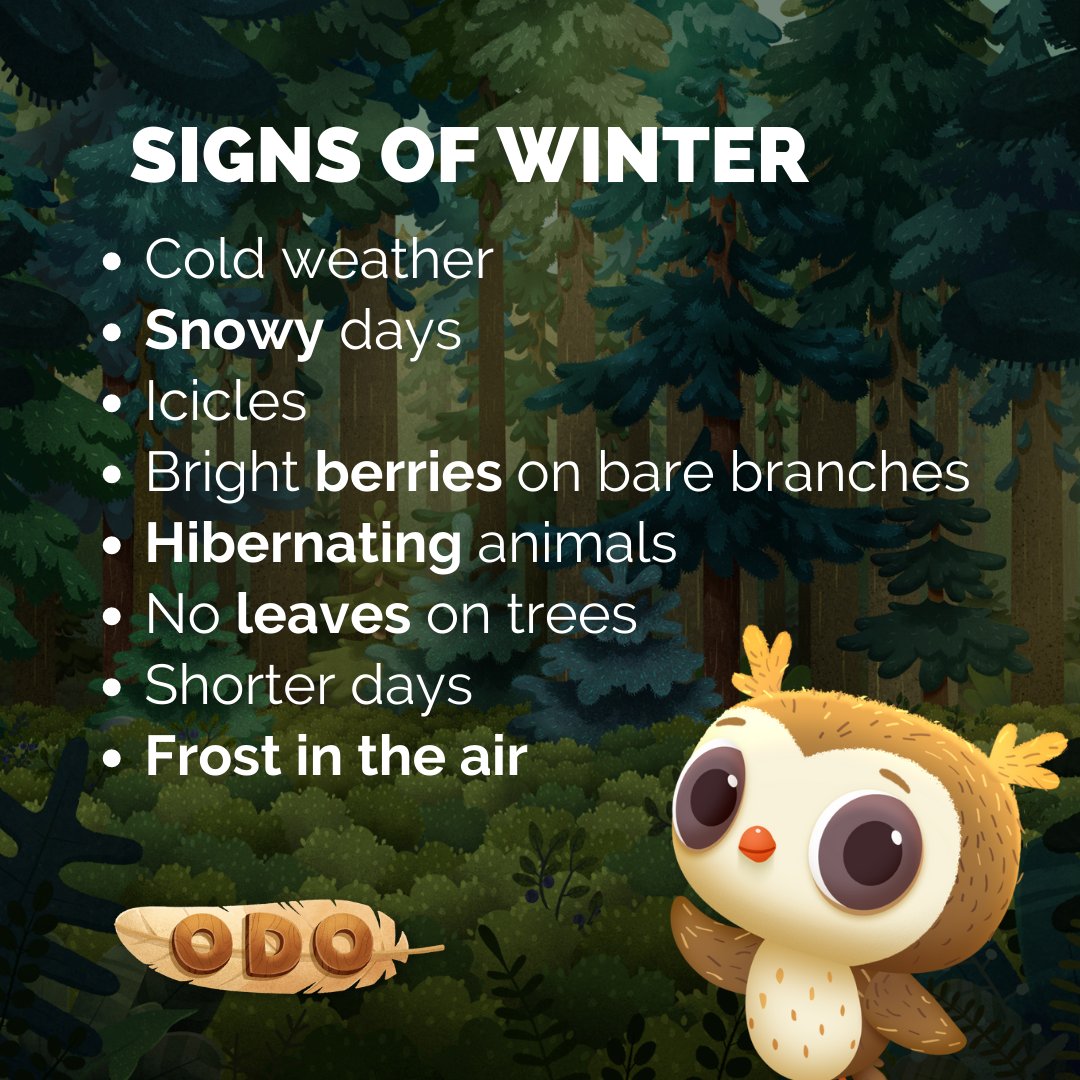 OfficialOdoTV's tweet photo. As we welcome a change in the seasons this month, we look at all the signs in nature that we can observe each year 🌼🌈🌻🌱❄️

Do you have a favourite season?

#happyhealthykids #naturekids #childhoodoutdoors https://t.co/vSCJpcyOGG