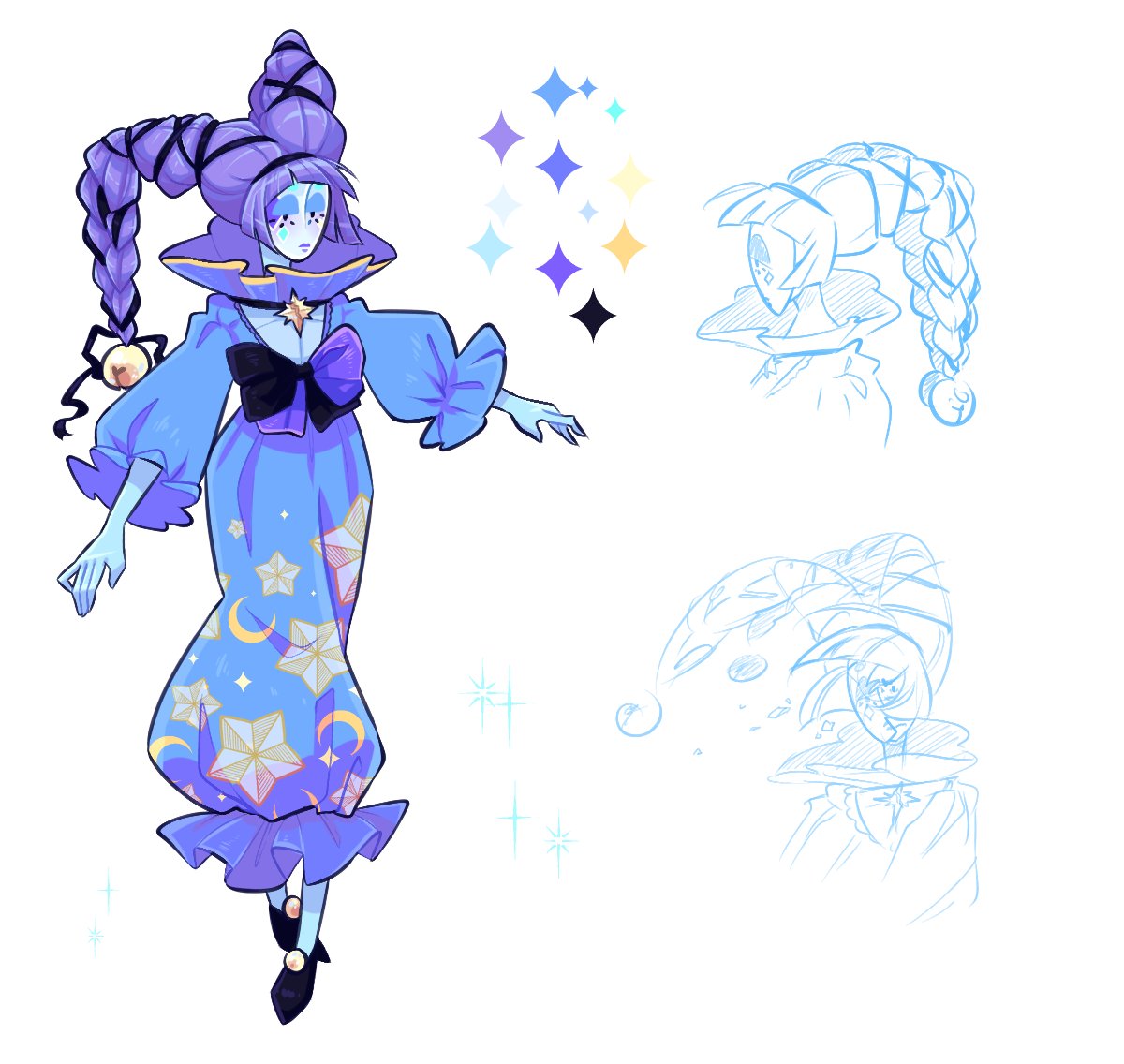 cutestpigeon's tweet image. finished this design! I think I'm naming her Marion