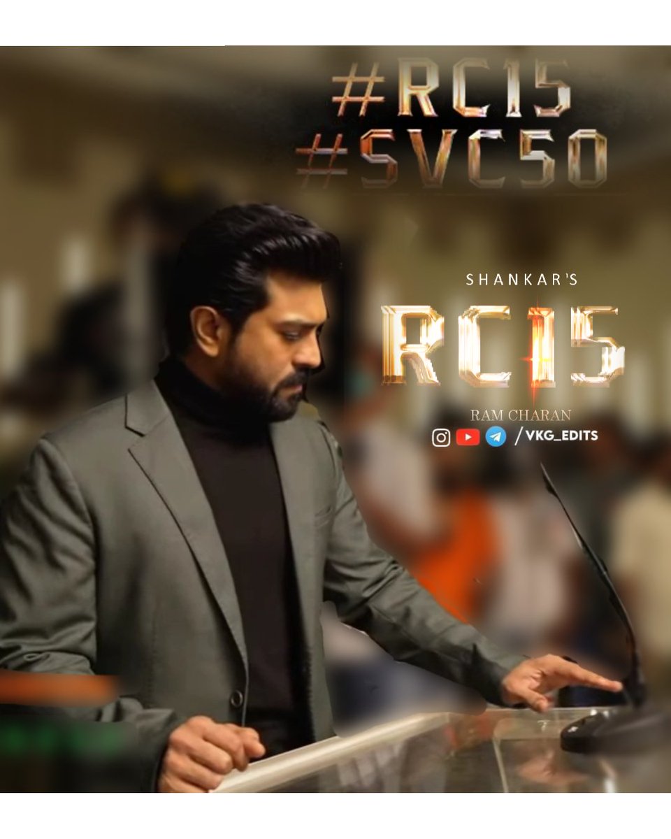 Ramcharan_VKG's tweet photo. Waiting for RC15 💥 #rc15 #RC15update #RamCharan𓃵 #RamCharan https://t.co/IORFHjS6mH