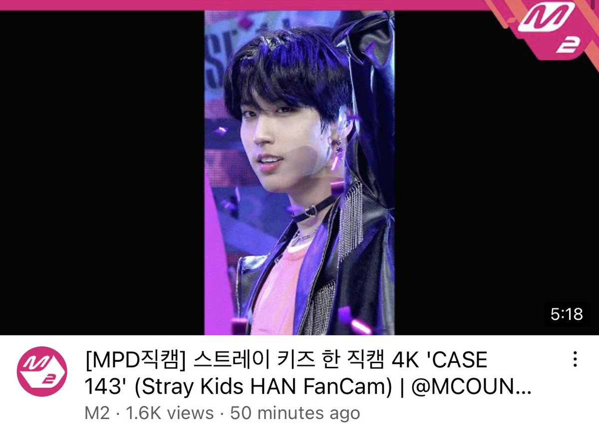 ➢ Time to stream !

#HAN’s #CASE143  MPD fancam is out ! Make sure to watch it a few times today, leave a like and comment ♡~ 

🔗 youtu.be/O4Bdhui_Wq4