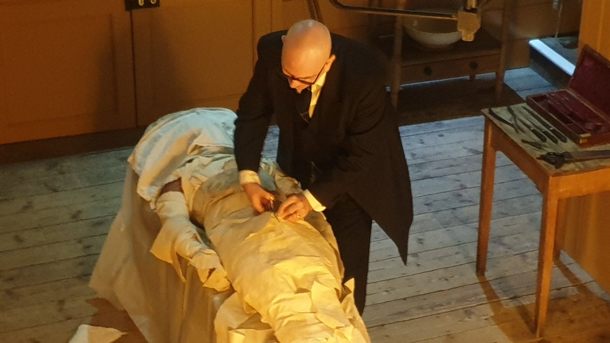 OldOpTheatre's tweet photo. Last night we had the pleasure of hosting a mummy unrolling by @JohnJJohnston at #OldOpTheatre. What an illuminating performance and intetesting discussion about the ethics of this practice! Thanks to all who attended and brought such interesting questions. π #OldOpEvent https://t.co/Jmue0v1EkZ