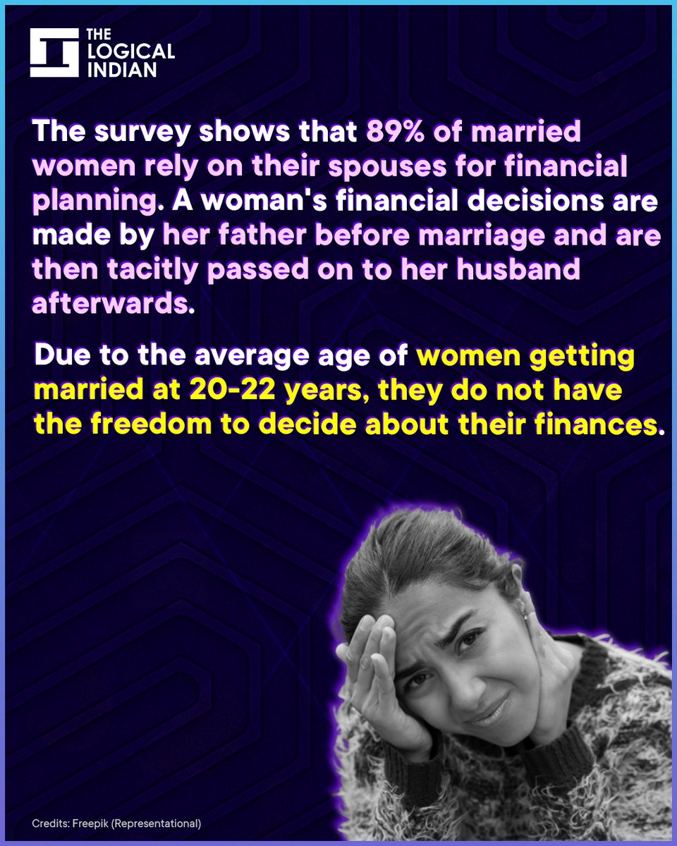 LogicalIndians's tweet image. A recent survey by Tata AIA Life Insurance indicates that there might be an increase in the influx of women in the professional sphere; however, many have still not found their financial independence and freedom

#financialplanning #workingwomen #financialdecision #manofthehouse