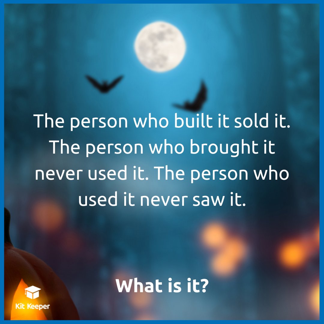 kit_keeper's tweet photo. A little halloween riddle to solve... 👻

#riddles #halloween #kitkeeper #spooky #horror https://t.co/5p66uVM8qc