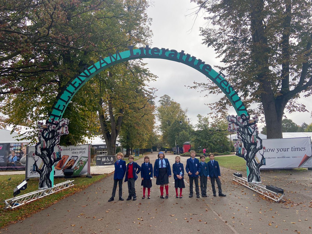 dc_airthrie's tweet photo. Year 4 at @CheltLitFest this morning to watch the very amusing Jenny Pearson: Grandpa Frank's Great Big Bucket List 📚
#DCAirthrieTrips #DCAirthriePrep #DCAirthrieFun  #CheltLitFest @J_C_Pearson https://t.co/vFhyU066Mo