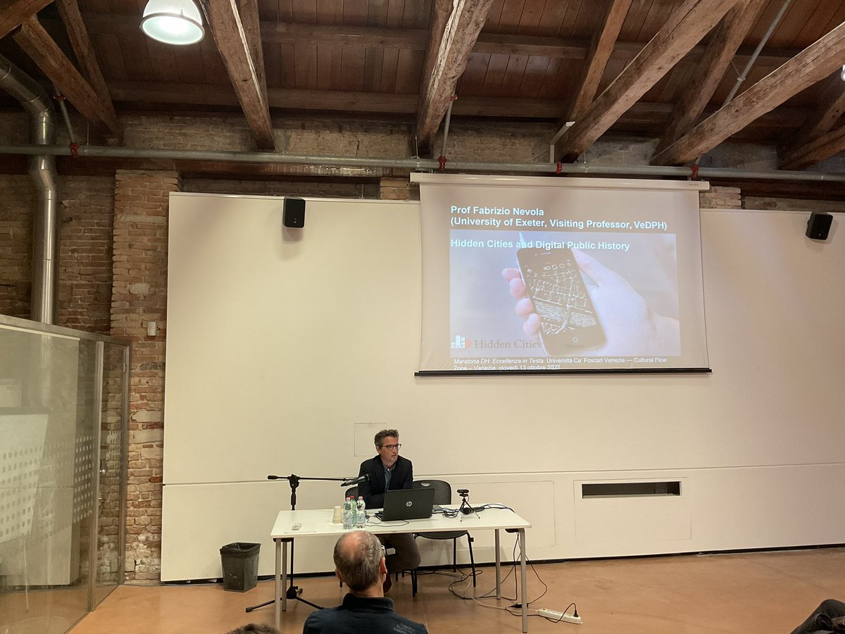 @FJNevola, visiting professor at #vedph is now @CaFoscari with his project ‘hidden #Venice’

#maratonadh #eccellenzaintesta #digitalhumanities #digitalhistory