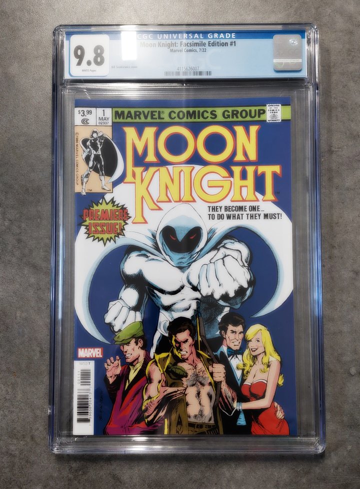 FPSheffield's tweet image. MOON KNIGHT #1 (Facsimile Ed) 
Dynamic Forces - Slabbed and Graded.
Regular Price £63.99
Offer Price £49.99
#MoonKnight #comiccollector #dynamicforces

For any orders PM or Email sheffield@forbiddenplanet.co.uk

#forbiddenplanetinternational #forbiddenplanetsheffield #Sheffield