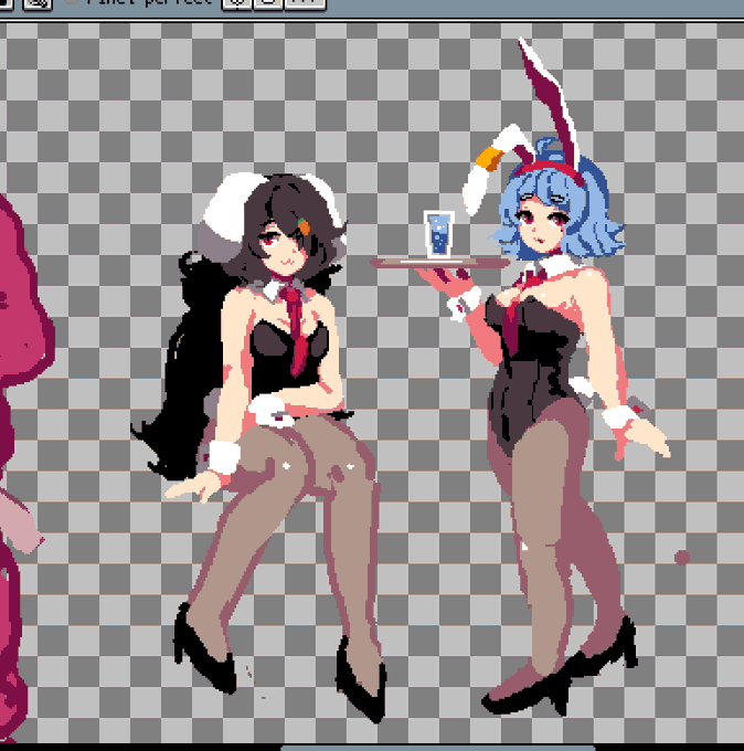 というわけで外ハネ兎ちゃんです🐇 