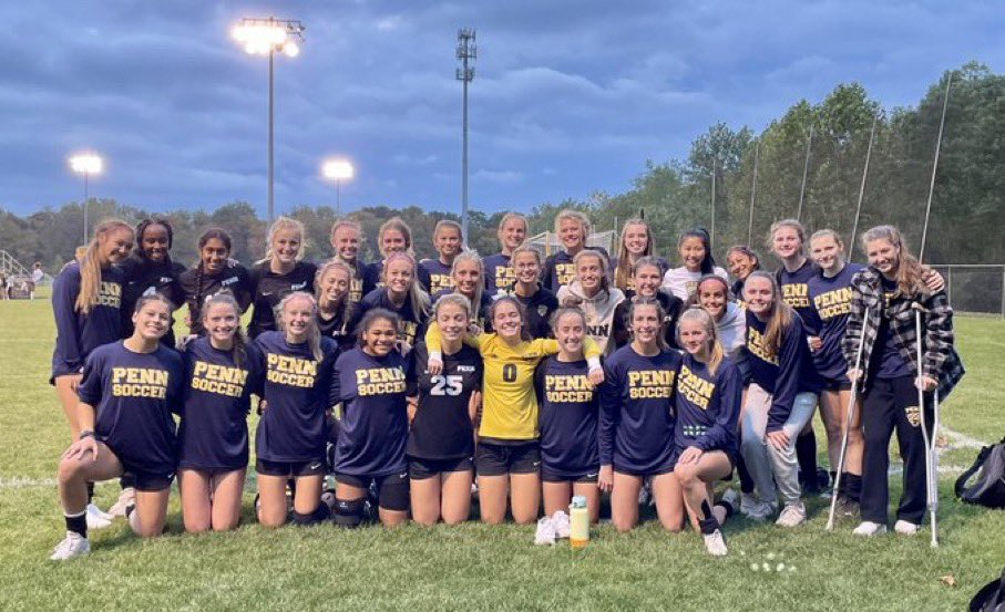 PennGirlsSoccer's tweet photo. Game Day! PGS travels to Goshen for a 6 pm regional semifinal game. Winner advances to Saturday’s Regional Final! 
⚽️ #Compete https://t.co/TBZ1nd0fm4