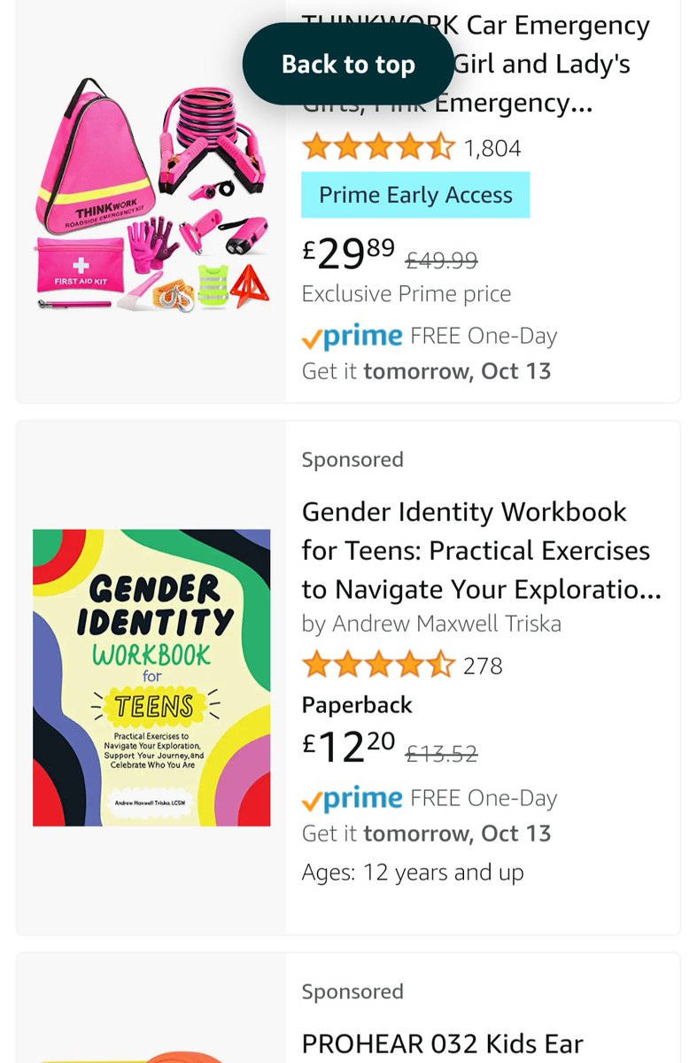 I was looking for safety alarms for my teens, and this sponsored ad pops up 🙄 I literally typed in "teen safety alarm" but yeah there's no agenda