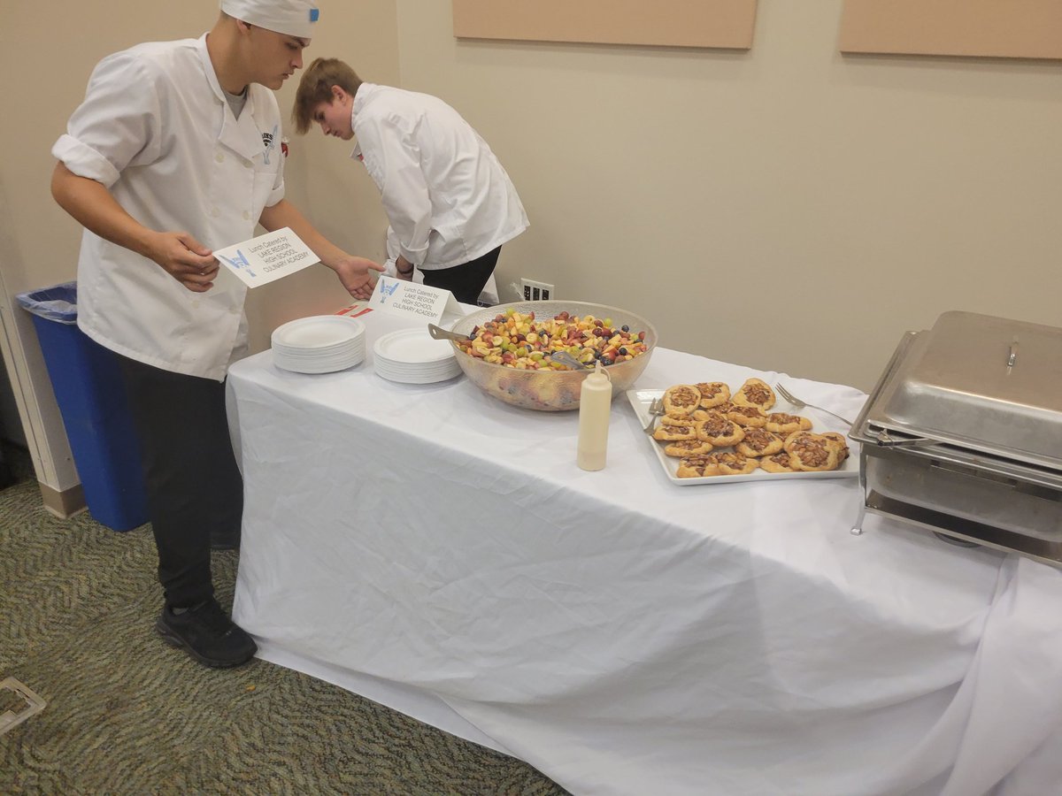 Our Lake Region high school culinary program did not disappoint this morning.