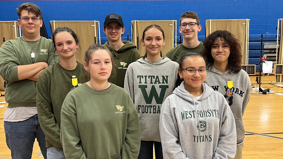 WFArmyJROTC's tweet photo. Great shooting by our #titanrifle marksmen at the McDowell 3x20 match. Two shooters score PRs enroute to a 1st place day! #army #rifle #wsfcs #rifle https://t.co/x8zH4vtU8V