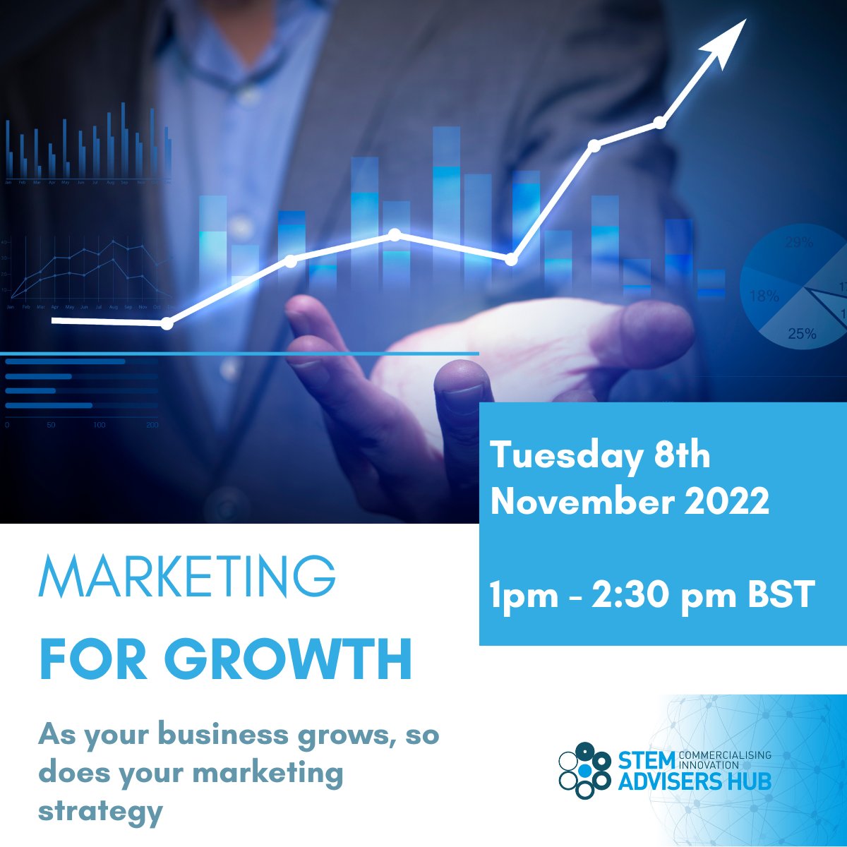 As you grow your business and begin to experience more success, it's important to make sure that your marketing is keeping up with the changes in your business. 

Book now: lnkd.in/eFvbxeaz

#marketing #business #stem #growth