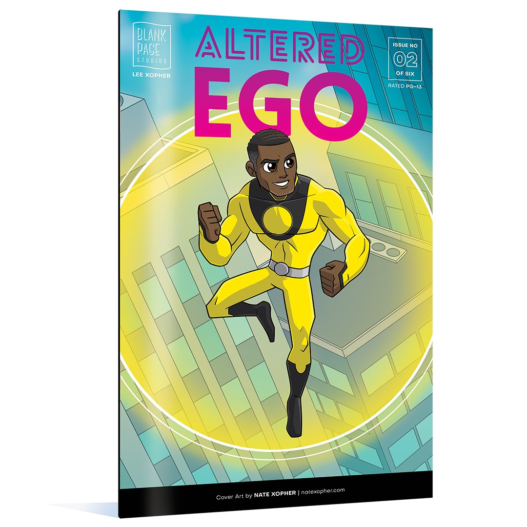 leexopher's tweet photo. ARTIST SPOTLIGHT on @natexopher
I love Nate's version of H.E.R.O. Prime! This is one of 4 covers available through my #Kickstarter
https://t.co/iVDhjxG66Y
#makecomics #smallpress #indycomics #alteredego #blankpagestudios #leexopher https://t.co/LoCxSTCNlY