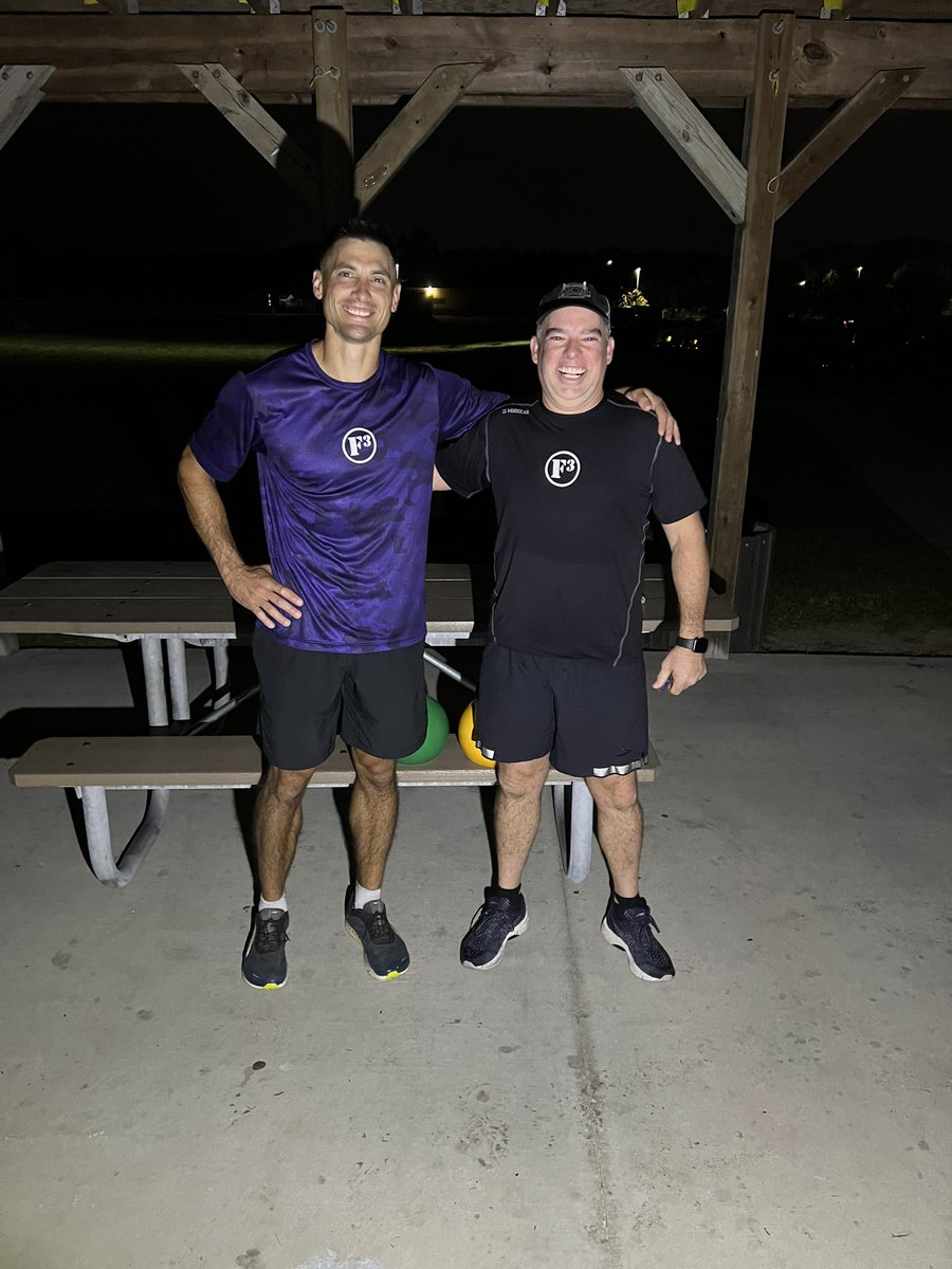 Brian Cavanaugh (@f3abu) on Twitter photo Great morning at #thegoodfight in <a href="/F3ENC/">F3ENC Crossbones</a> with 13 men. We had an @F3Fng Hardcore, downrange PAX from <a href="/f3capefear/">F3CapeFear</a> Blood Donor, and welcomed <a href="/DrEricSoule/">Eric Soule</a> back into the fold (had to leave before the pic). KB EMOMs and lots of mumblechatter. Great morning at #thegoodfight in <a href="/F3ENC/">F3ENC Crossbones</a> with 13 men. We had an @F3Fng Hardcore, downrange PAX from <a href="/f3capefear/">F3CapeFear</a> Blood Donor, and welcomed <a href="/DrEricSoule/">Eric Soule</a> back into the fold (had to leave before the pic). KB EMOMs and lots of mumblechatter.