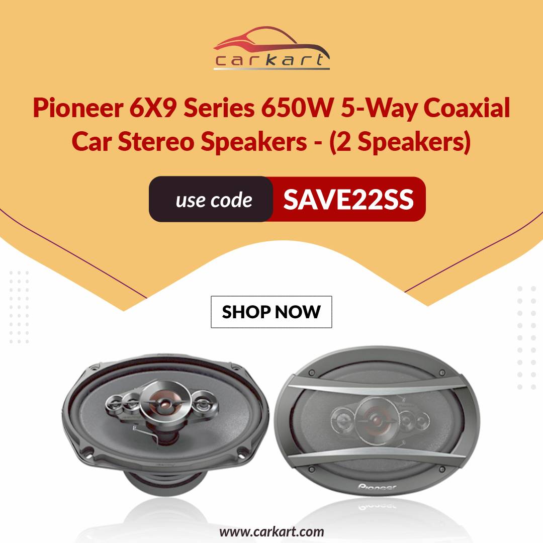 carkart_info's tweet photo. Pioneer Ts-A6996S 6X9 Series 6 Inch X 9 Inch 650W 5-Way Coaxial Car Stereo Speakers - (2 Speakers)👉 https://t.co/vEvWCurUM3

Flat 5% off Use the code for a Special Discount 👉 SAVE22SS

#carkart #car #stereo #speaker #coaxial #dynamic #sound https://t.co/OyvkVPmtKT