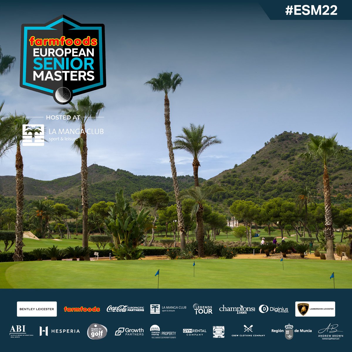 ESMastersGolf's tweet photo. Day 1: The Scene is Set ⛳️☀️
It’s go time! Our professional golfers and guests take on the South Course here at @LaMangaClub 🏌️♂️
@euLegendsTour #Costacalidameansgolf #ESM22 #championsevents @Champs_events @VisitMurciaGolf #VisitMurcia #itrem https://t.co/Ka75nEou4C