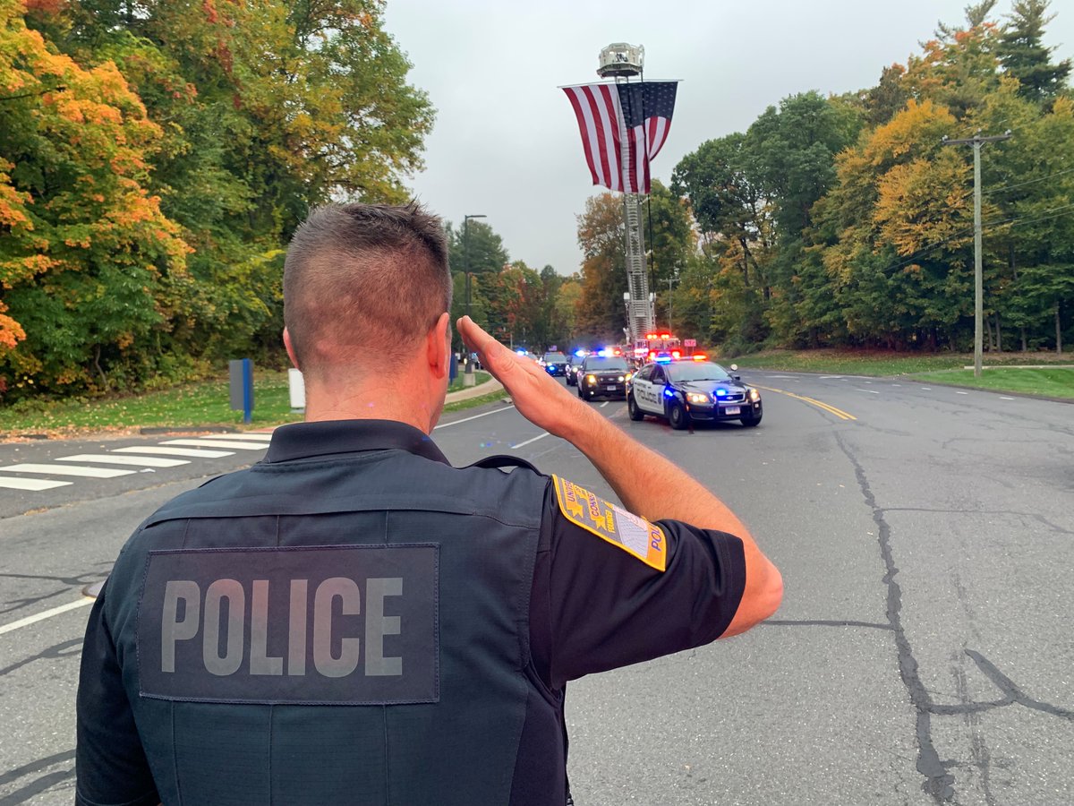 WTNH's tweet photo. Our hearts are with the #Bristol Police Department after 2 officers were killed and a third was seriously injured https://t.co/3J6bZc24M1