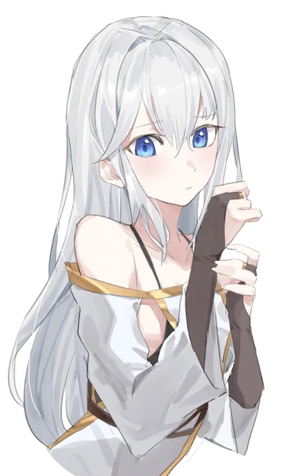 前に描いた女の子です～!可愛いと思います!!あとたぶん回復してくれます!! 