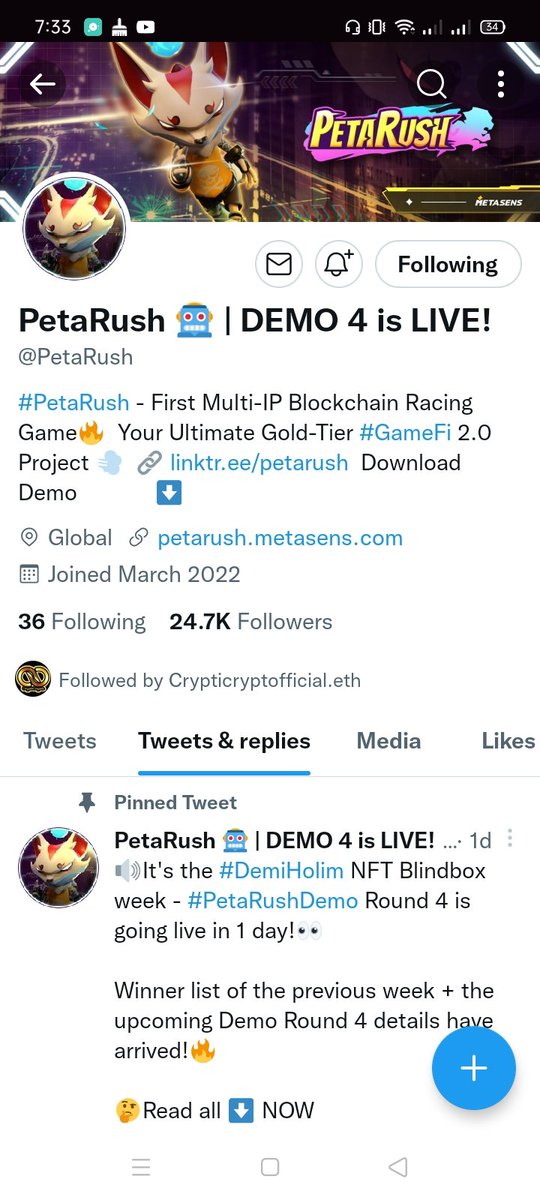 EmersonCatarin's tweet photo. @PetaRush #PetaRush 
#PetaGoRound

@PetaRush @henlicaGurrobat @SencySei 

0x3684274E410FFba7C30e226f4f236228FC2ce746 https://t.co/FKctxKarnx