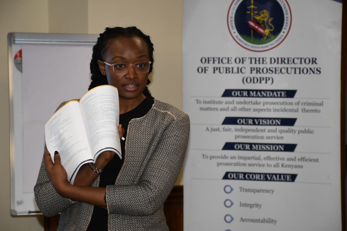 ODPP_KE's tweet photo. ODPP Prosecutors were drawn from; Migori, Elgeyo Marakwet, Busia, Kisii, Meru, Marsabit, Eldoret, Kericho, Mpeketoni, Homabay, Narok, Kiambu, Kabarnet, Siaya, Nakuru, Bungoma, Kajiado, Kirinyaga, Embu and Nairobi.
#HakiNaUsawa
#EndSGBV https://t.co/F7v9pQ0mNX