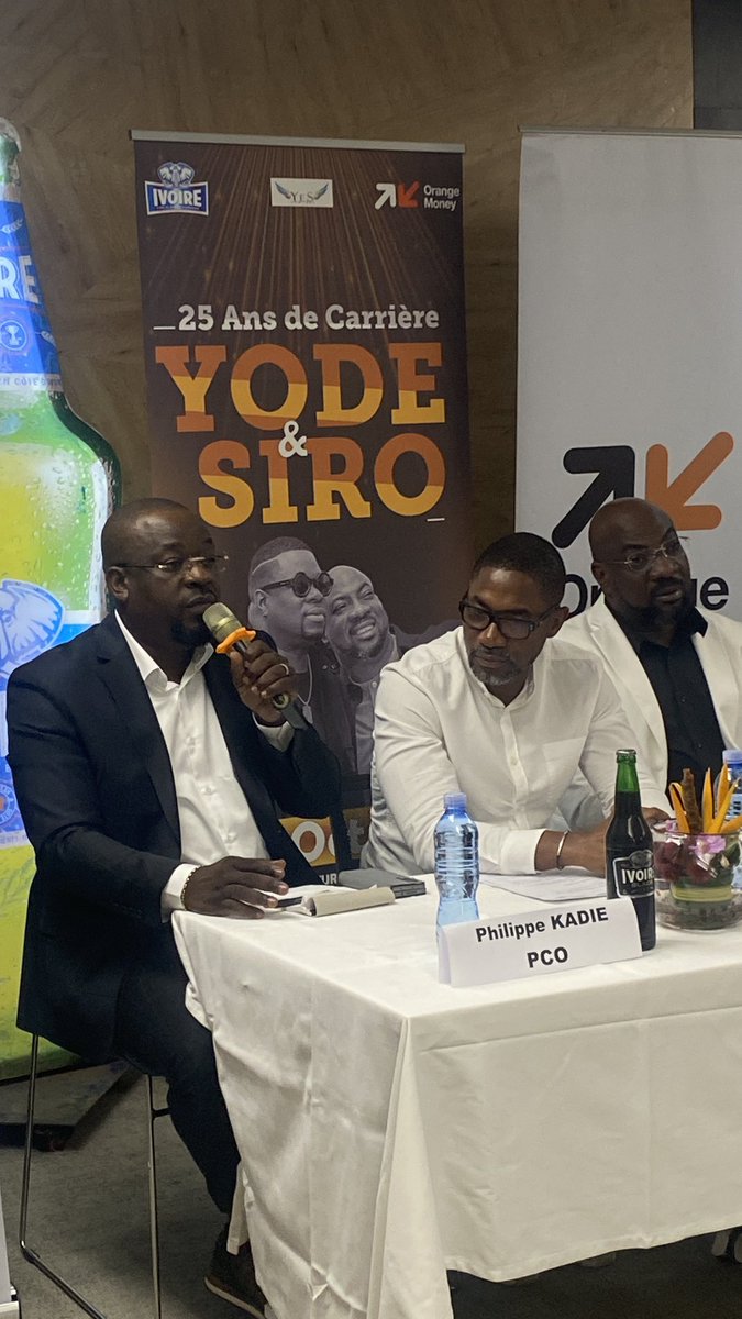 CI_Orange's tweet photo. Philippe Kadie, PCO : «Les tickets sont déjà en vente depuis la semaine du 03/10/2022 dans les points de vente habituels et sur l’application Orange Money.» #LaVieEstZo #ConcertOrange https://t.co/YRz5aDpBin